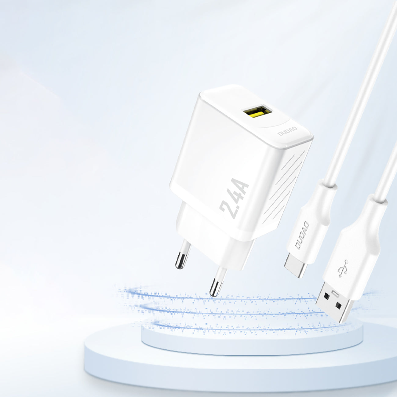 Power Supply Enclosures – 2.4A USB-A wall charger - white - Carlat