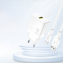 Power Supply Enclosures – 2.4A USB-A wall charger - white - Carlat