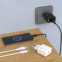 Power Supply Enclosures – 2.4A USB-A wall charger - white - Carlat