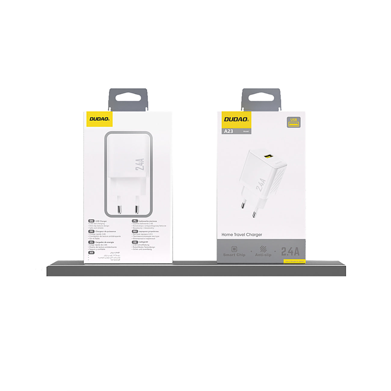 Power Supply Enclosures – 2.4A USB-A wall charger - white - Carlat