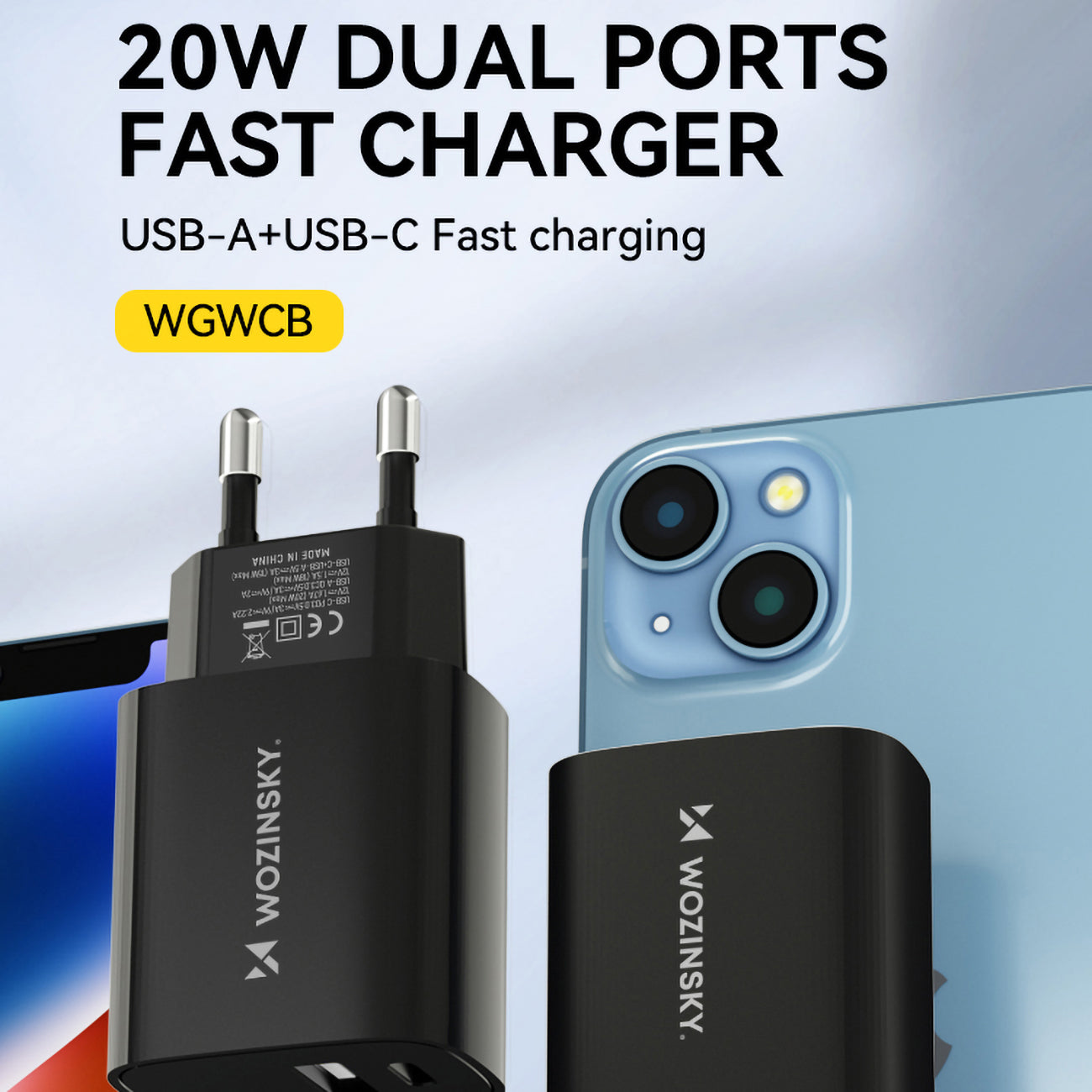 Power Supply Enclosures – 20W USB-A USB-C 100-240V wall charger, - Carlat