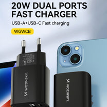 Power Supply Enclosures – 20W USB-A USB-C 100-240V wall charger, - Carlat