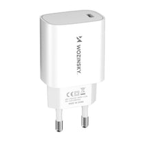 Power Supply Enclosures – 20W USB-C 100-240V wall charger, white - Carlat