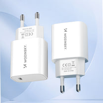 Power Supply Enclosures – 20W USB-C 100-240V wall charger, white - Carlat