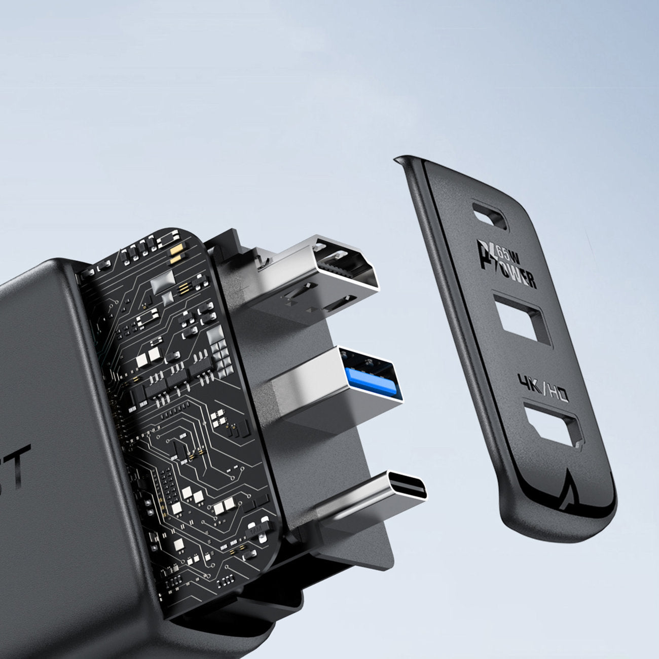 Power Supply Enclosures – 2in1 Charger with USB-C cable + - Carlat