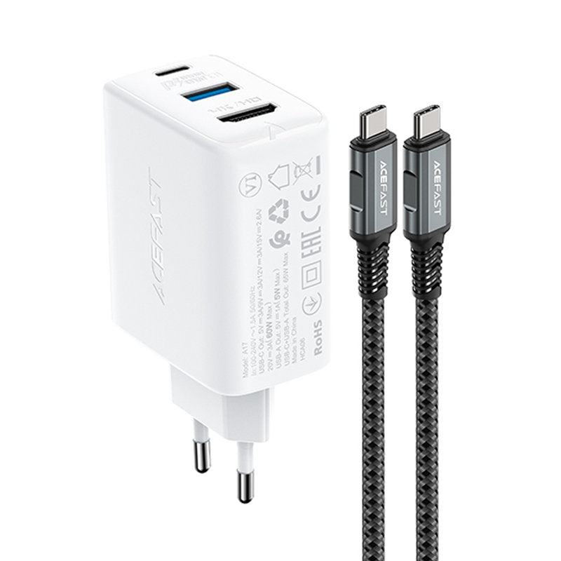 Power Supply Enclosures – 2in1 Wall charger with USB-C cable - Carlat