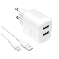 Power Supply Enclosures – 2x USB-A PROLITE 10W mains charger - Carlat