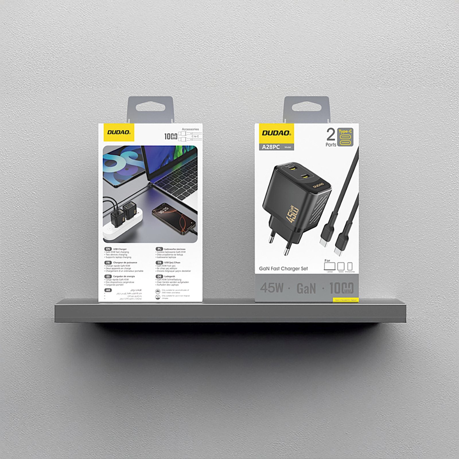 Power Supply Enclosures – 2xUSB-C mains charger with USB-C GaN - Carlat