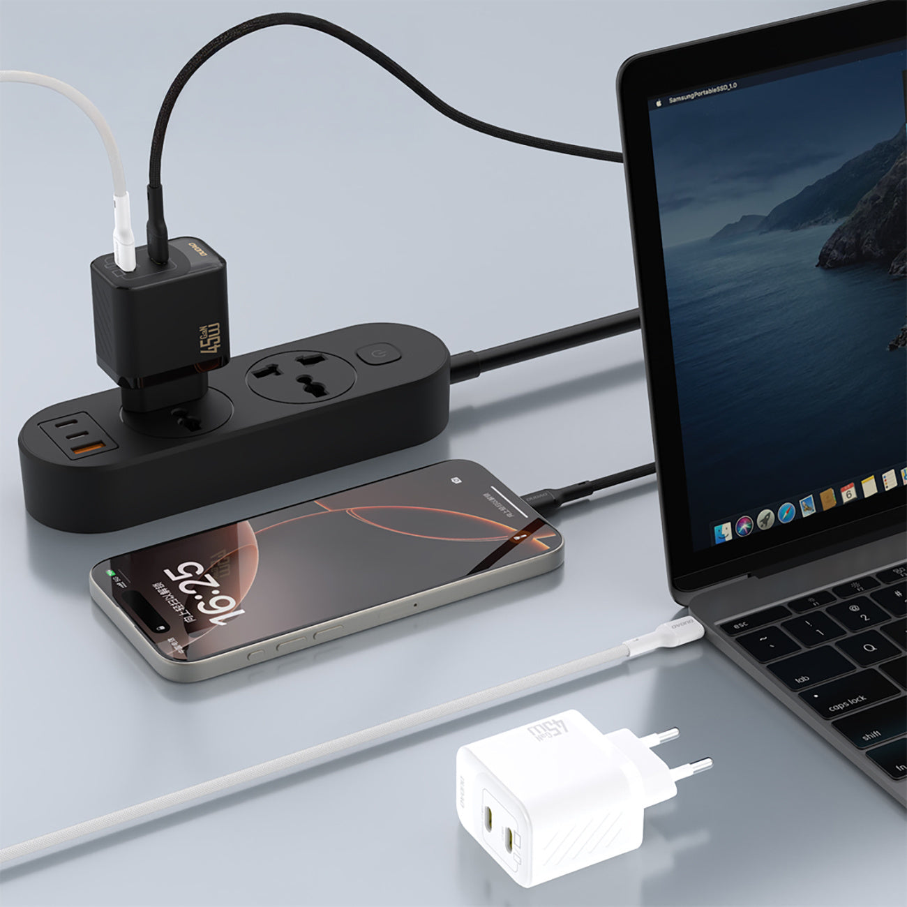 Power Supply Enclosures – 2xUSB-C mains charger with USB-C GaN - Carlat