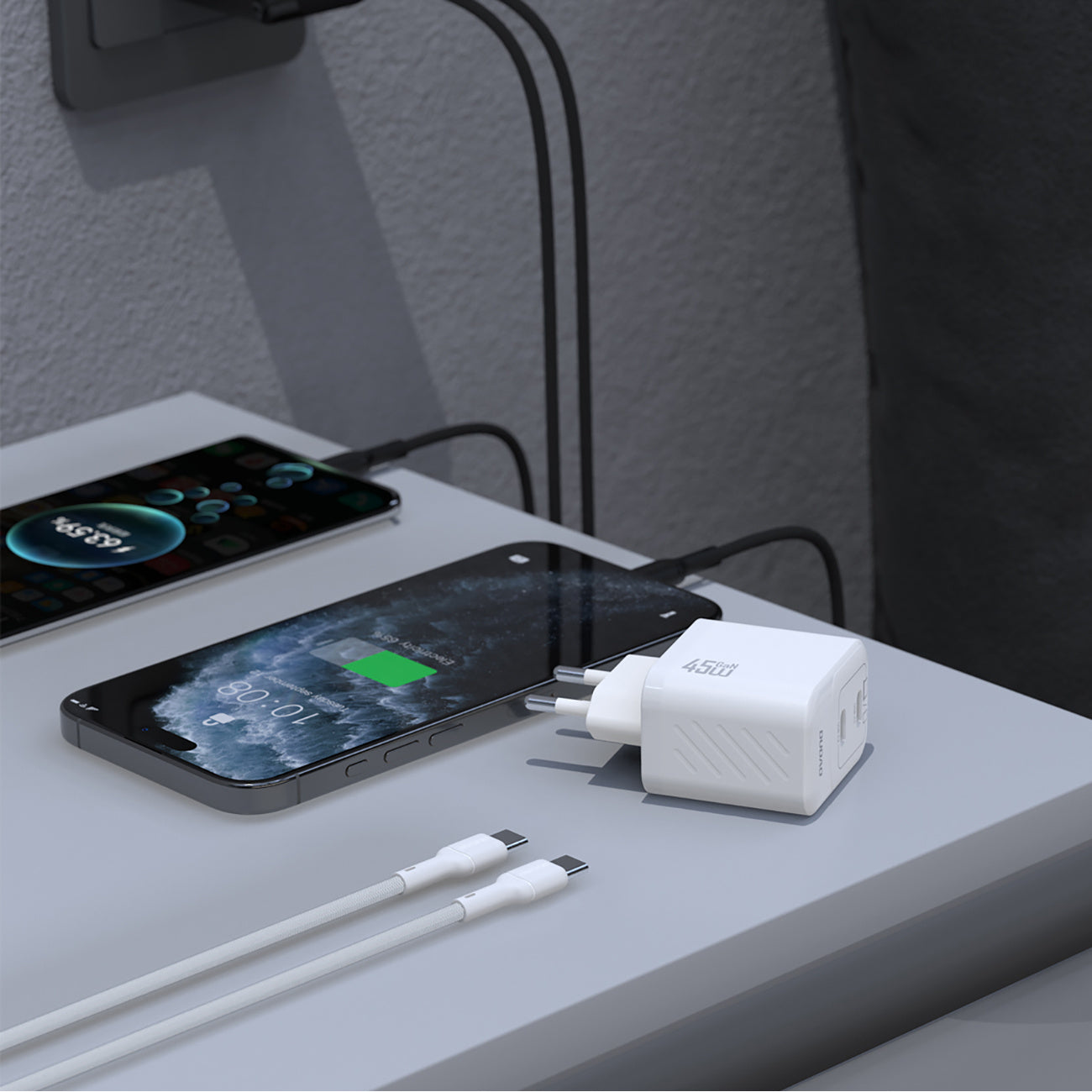 Power Supply Enclosures – 2xUSB-C mains charger with USB-C GaN - Carlat