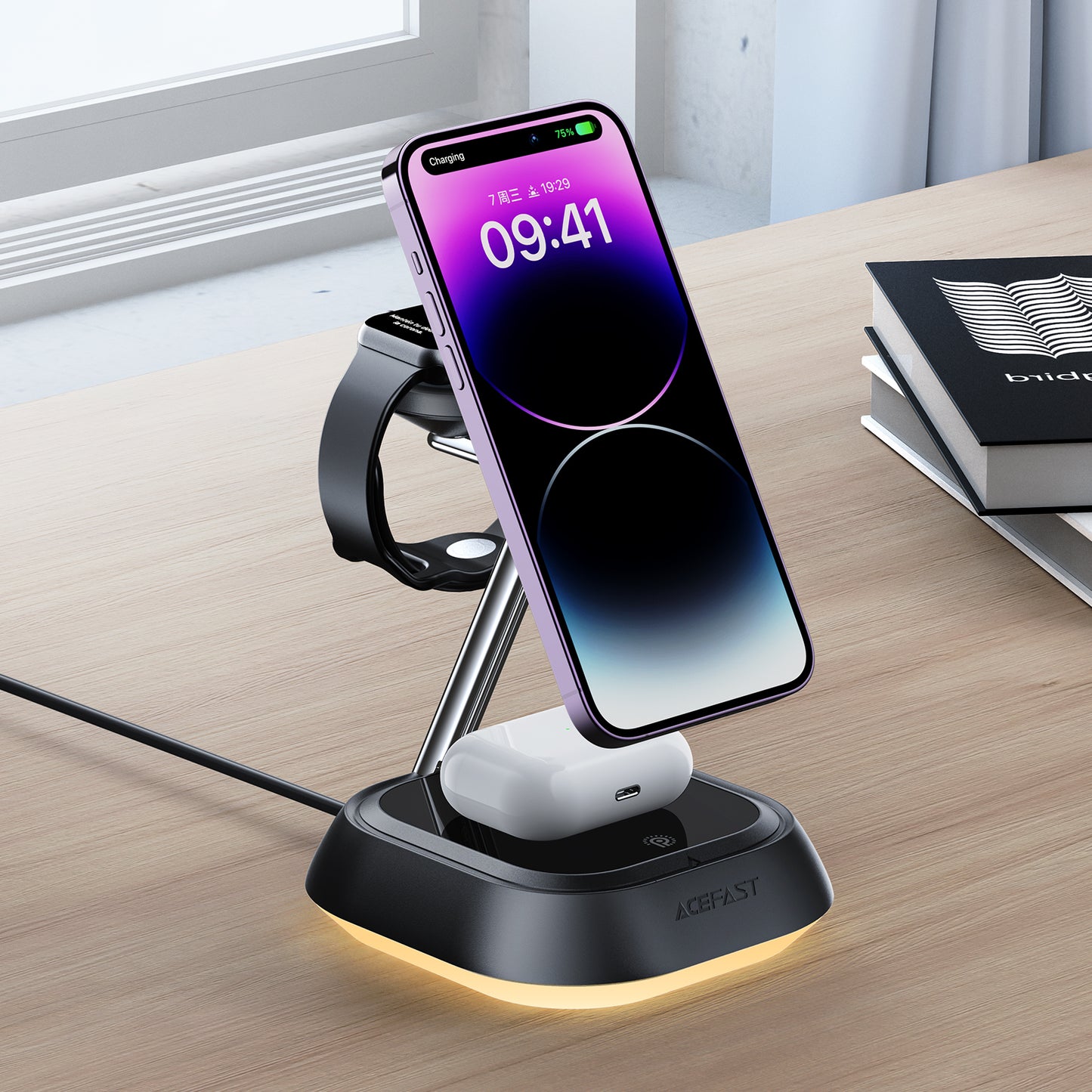 Power Supply Enclosures – 3in1 E16 15W inductive charging station - Carlat