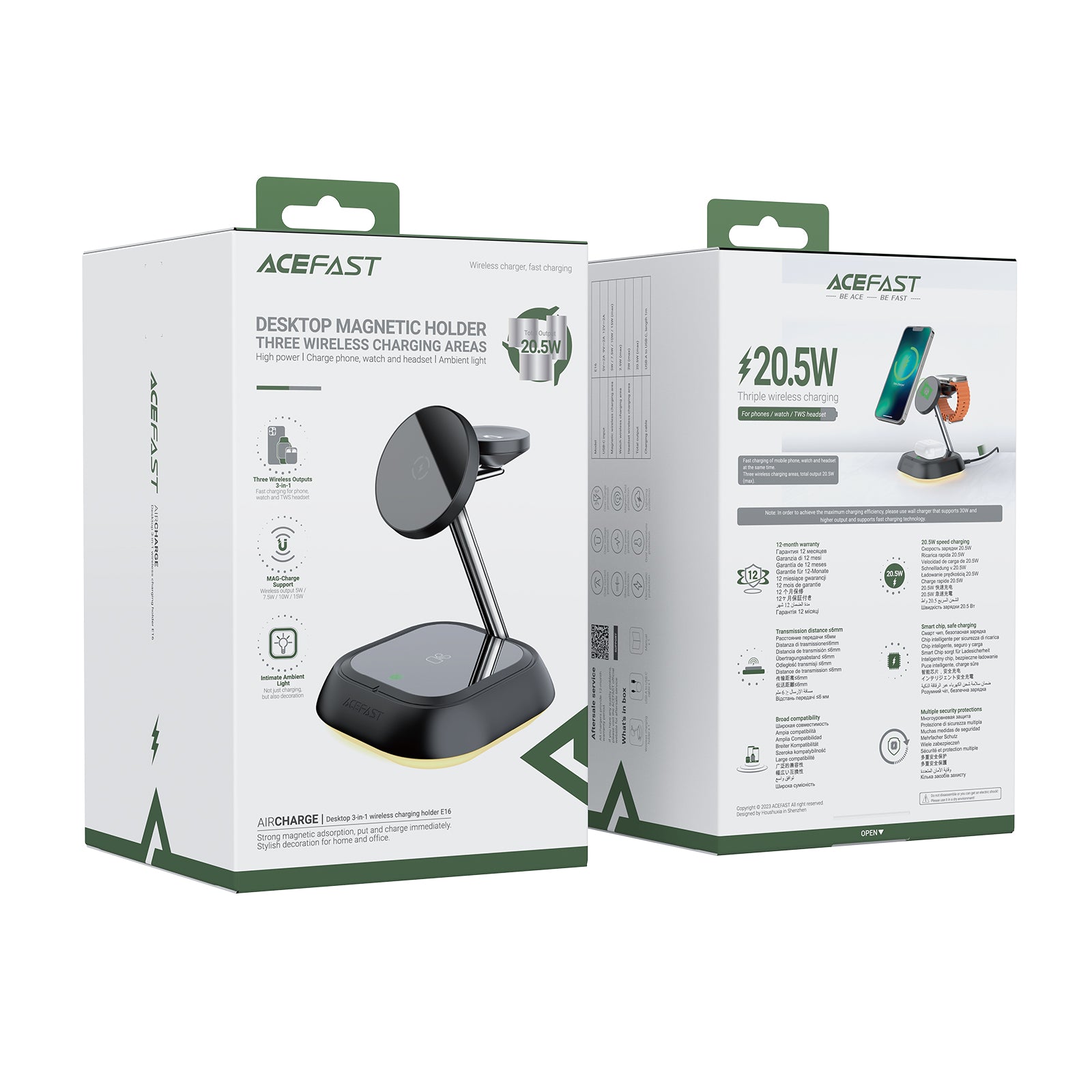 Power Supply Enclosures – 3in1 E16 15W inductive charging station - Carlat