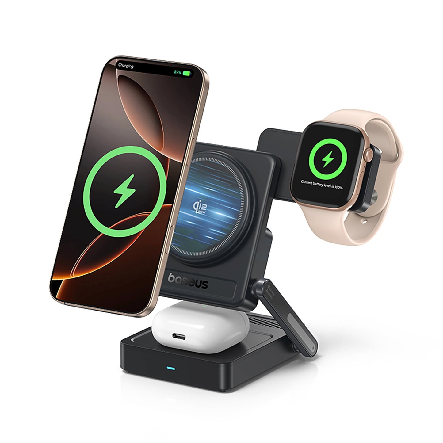 Power Supply Enclosures – 3in1 Qi2.2 35W wireless charger with - Carlat