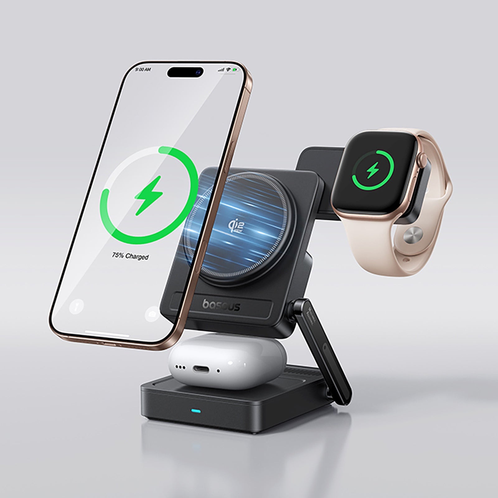 Power Supply Enclosures – 3in1 Qi2.2 35W wireless charger with - Carlat