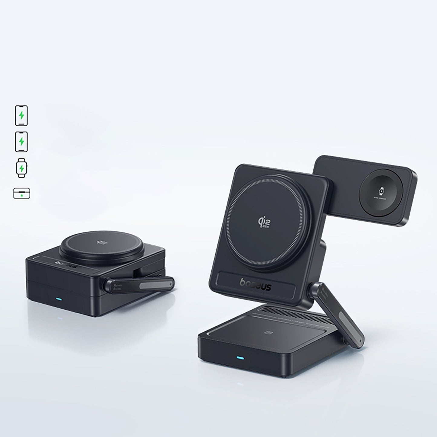 Power Supply Enclosures – 3in1 Qi2.2 35W wireless charger with - Carlat