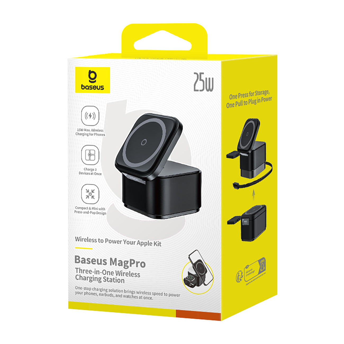 Power Supply Enclosures – 3in1 inductive charger for MagSafe 25W - Carlat