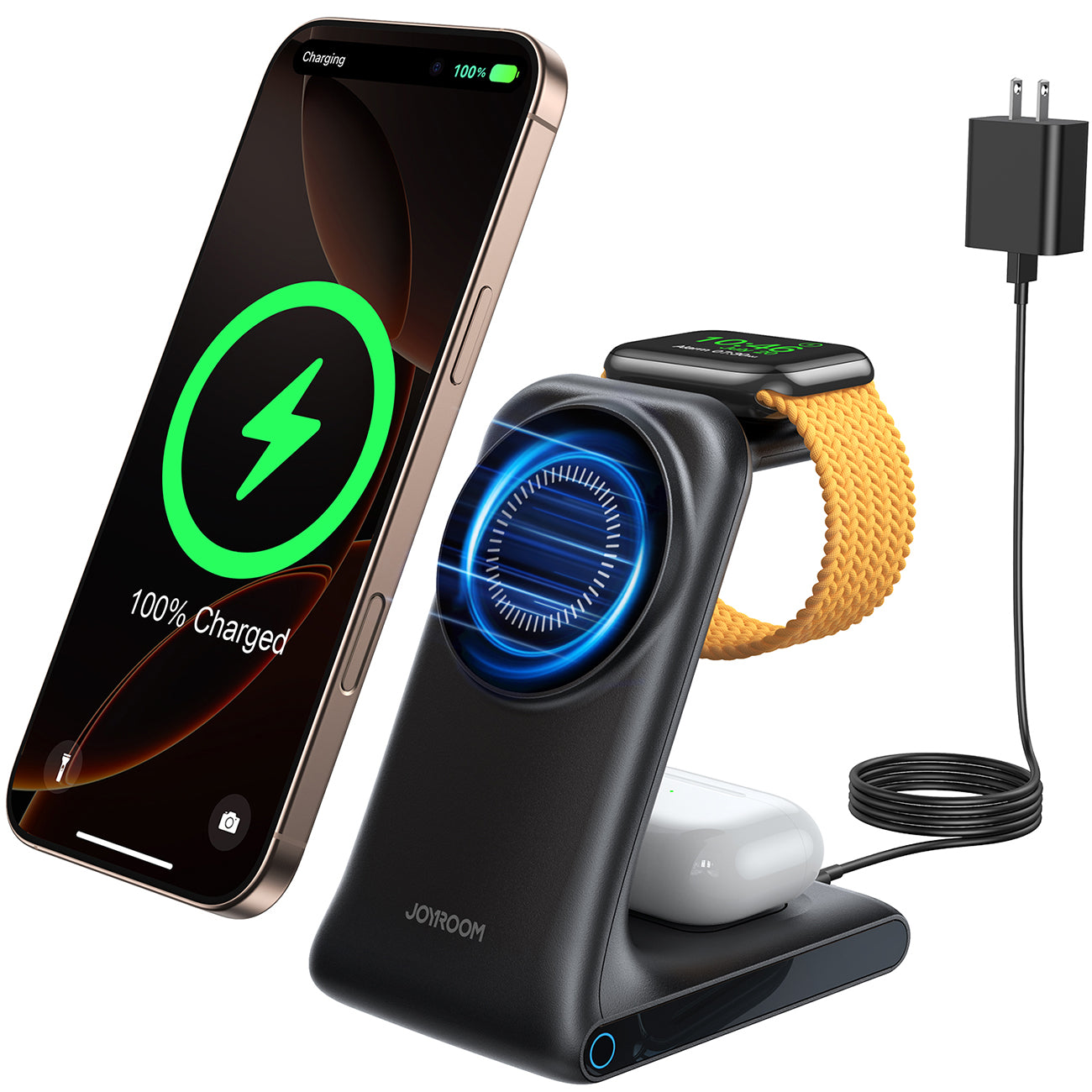 Power Supply Enclosures – 3in1 wireless charger charging station with - Carlat