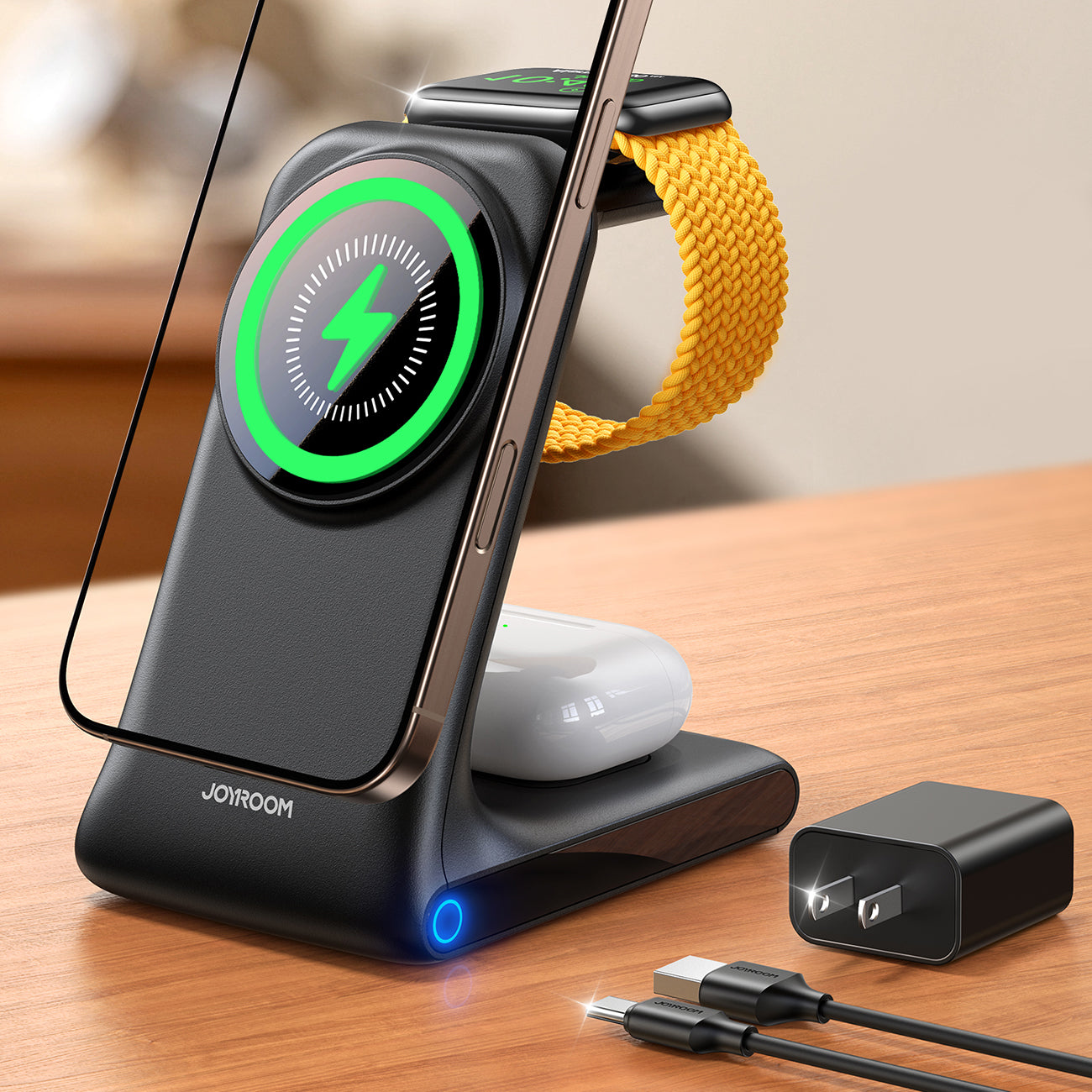 Power Supply Enclosures – 3in1 wireless charger charging station with - Carlat
