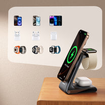 Power Supply Enclosures – 3in1 wireless charger charging station with - Carlat