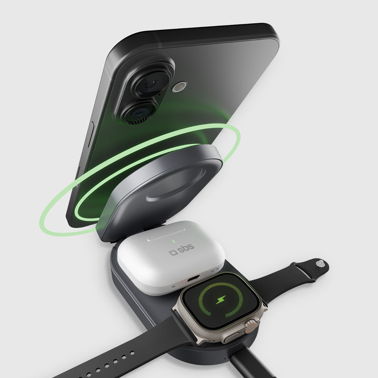 Power Supply Enclosures – 3in1 wireless foldable charging station for - Carlat