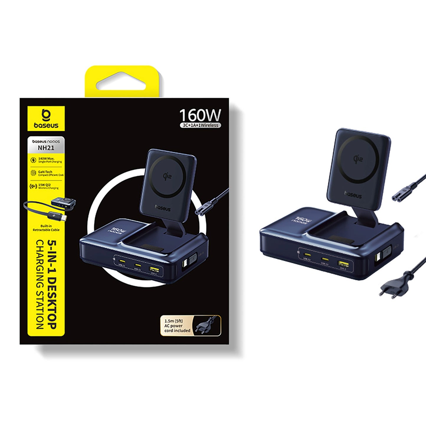 Power Supply Enclosures – 5in1 wireless USB-A USB-C charging station - Carlat