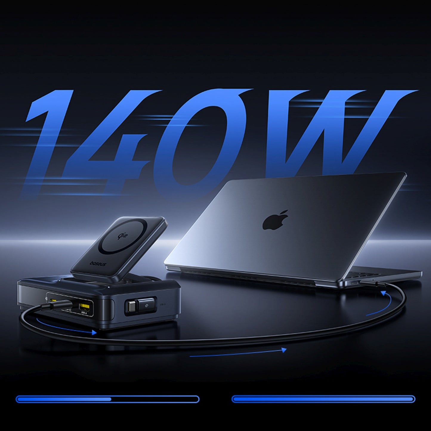 Power Supply Enclosures – 5in1 wireless USB-A USB-C charging station - Carlat