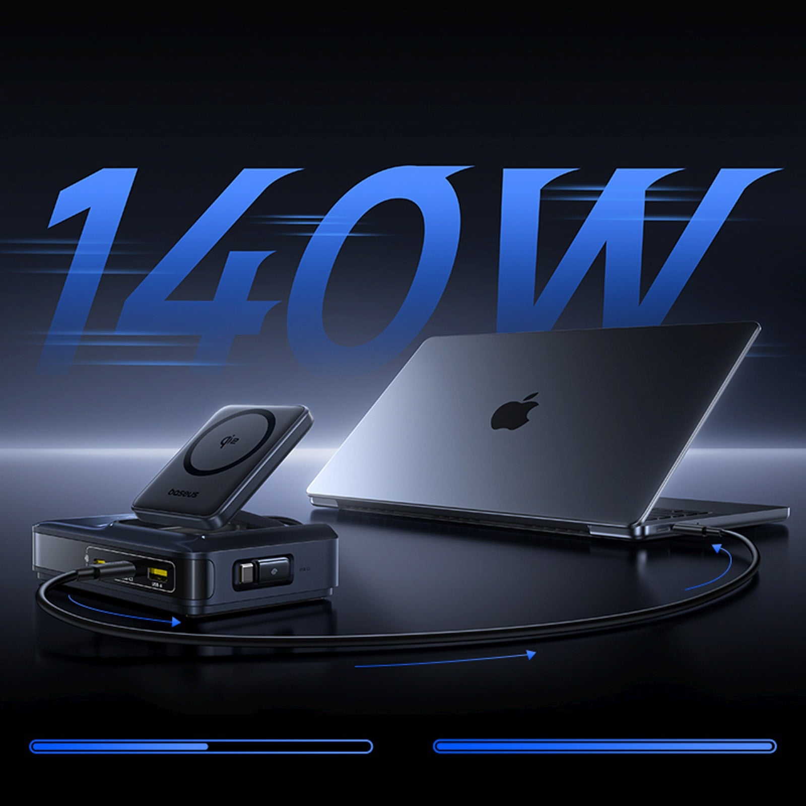 Power Supply Enclosures – 5in1 wireless USB-A USB-C charging station - Carlat