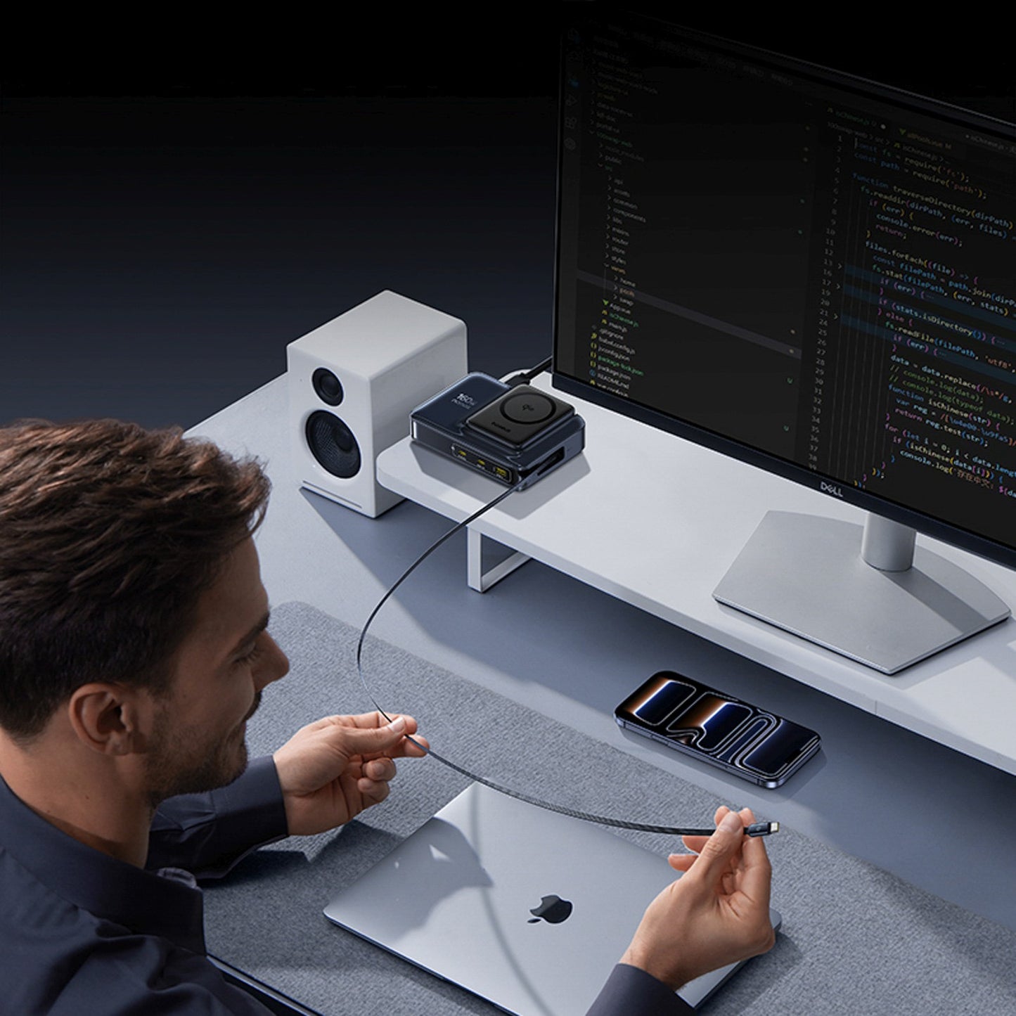 Power Supply Enclosures – 5in1 wireless USB-A USB-C charging station - Carlat