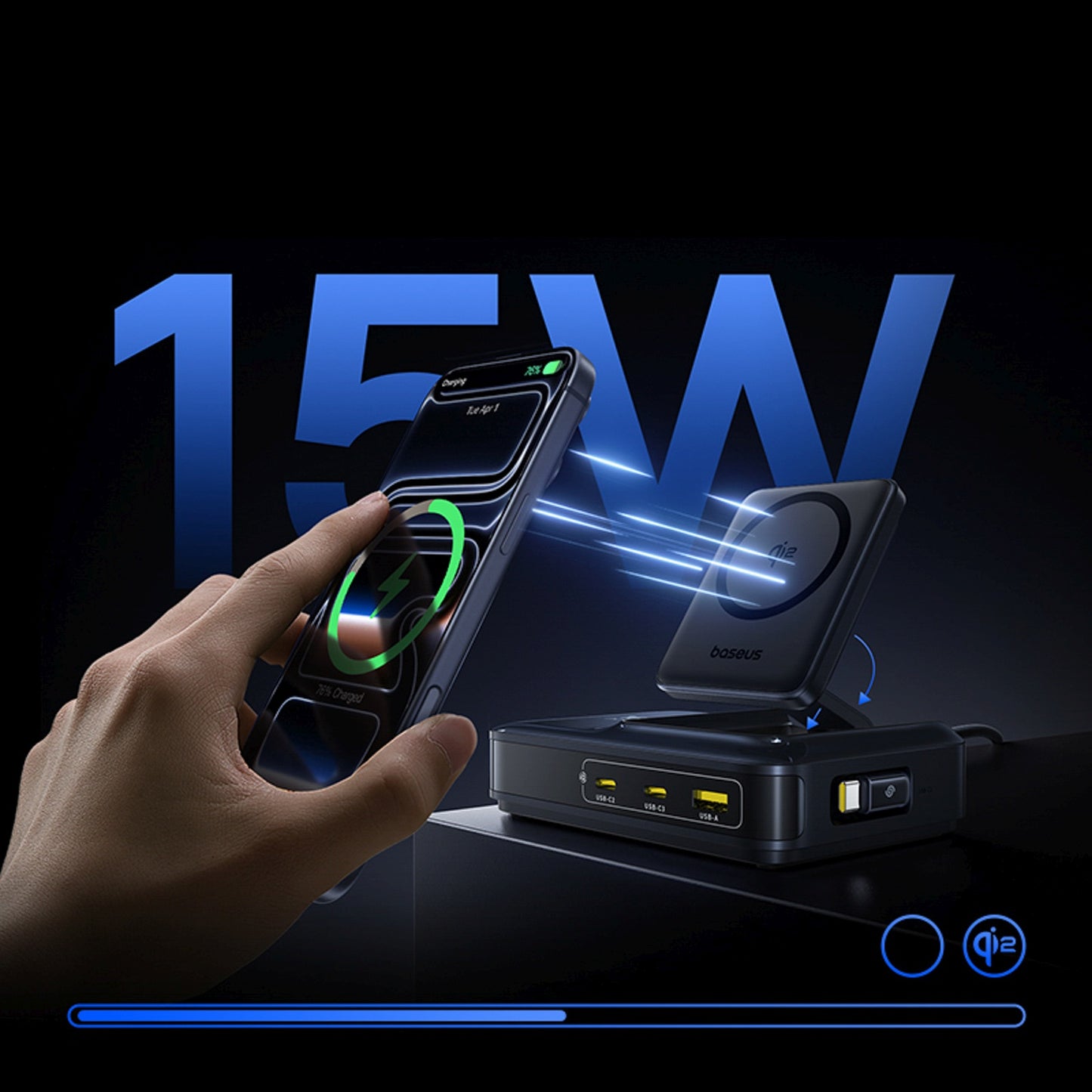 Power Supply Enclosures – 5in1 wireless USB-A USB-C charging station - Carlat