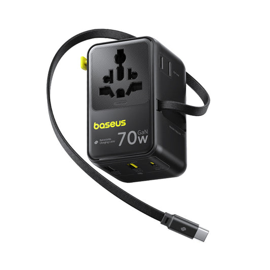 Power Supply Enclosures – 6in1 travel adapter with retractable USB-C - Carlat