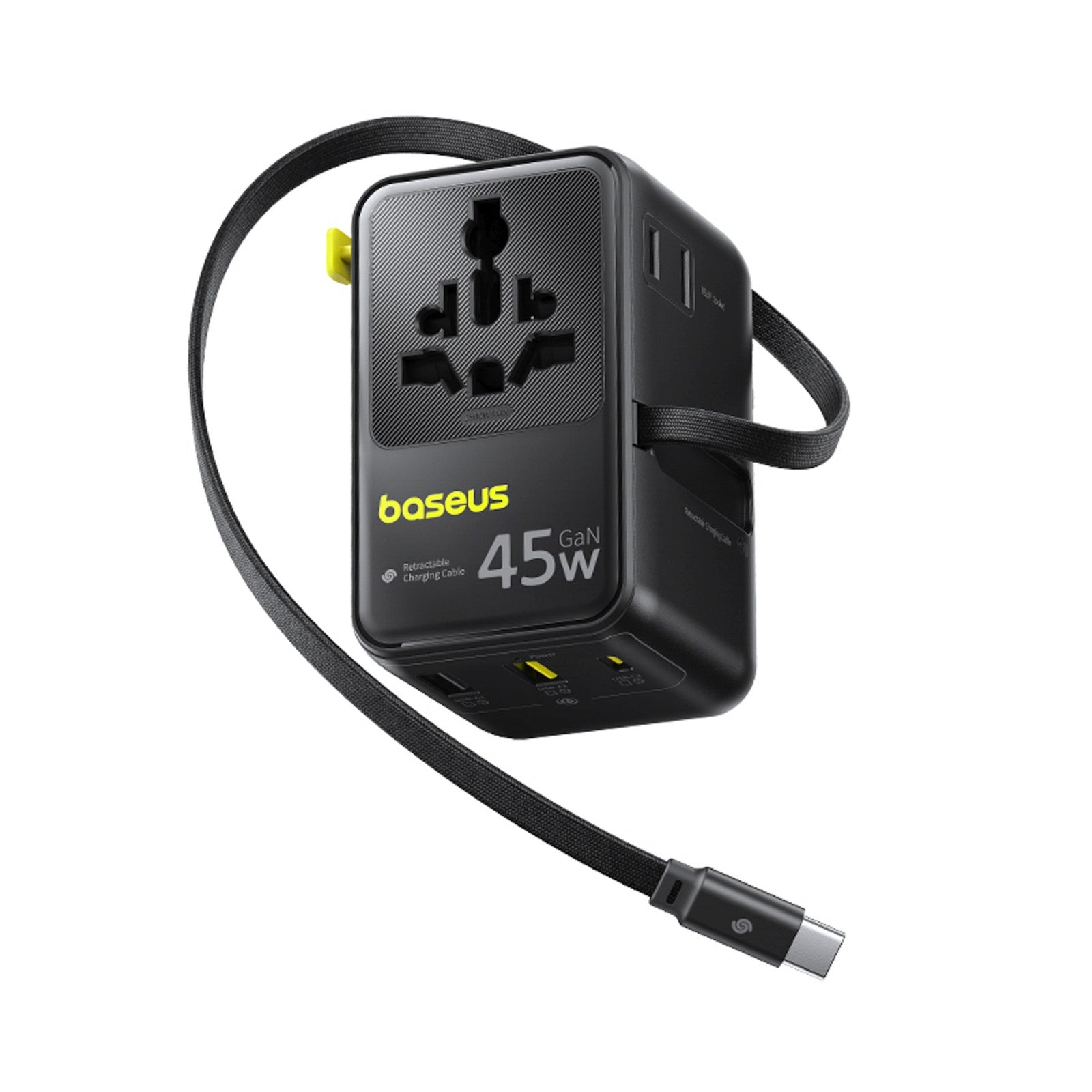 Power Supply Enclosures – 6in1 travel adapter with retractable USB-C - Carlat