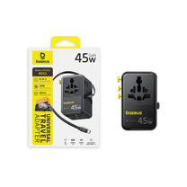 Power Supply Enclosures – 6in1 travel adapter with retractable USB-C - Carlat