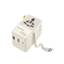 Power Supply Enclosures – 6in1 travel adapter with retractable USB-C - Carlat