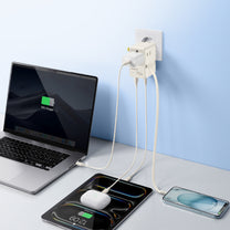 Power Supply Enclosures – 6in1 travel adapter with retractable USB-C - Carlat