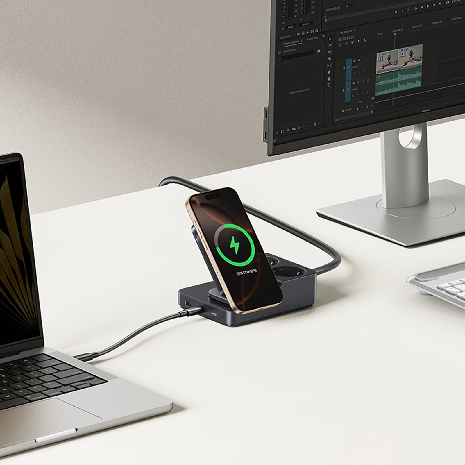 Power Supply Enclosures – 6in1 wireless charging station USB-A USB-C - Carlat