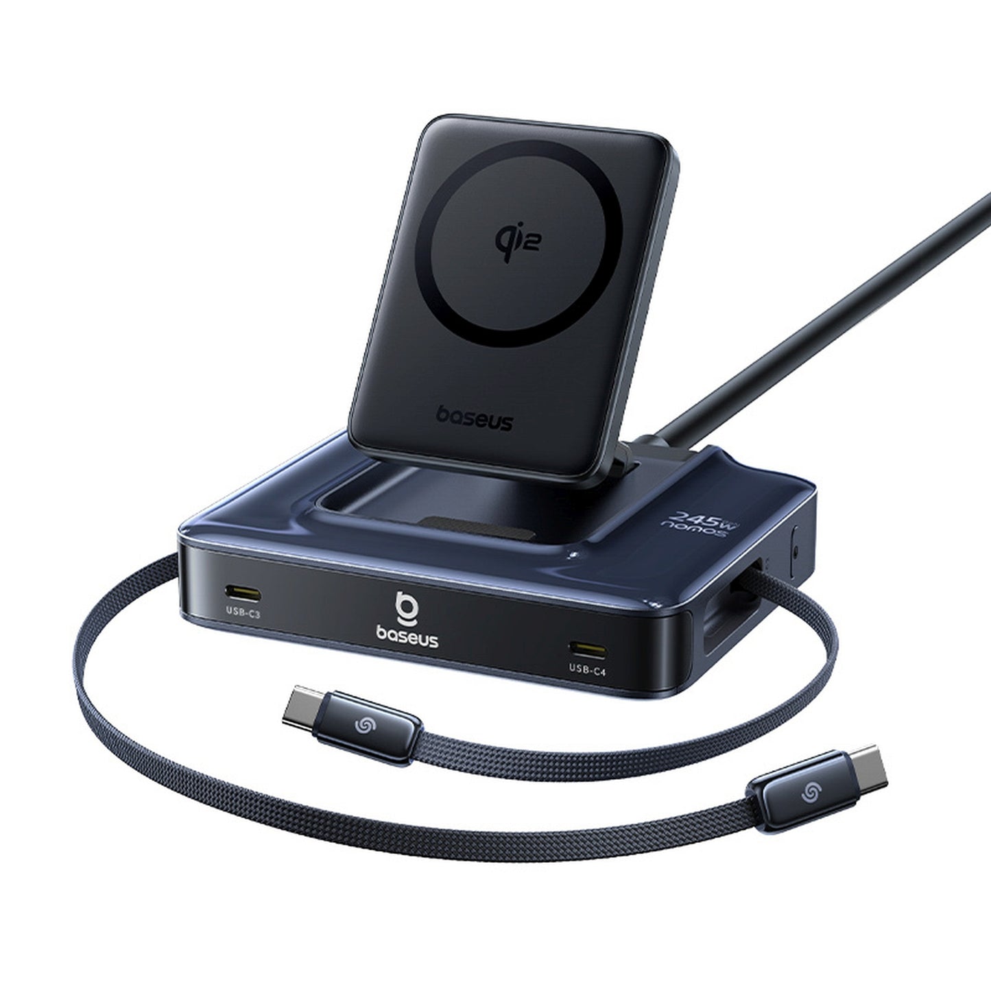 Power Supply Enclosures – 6in1 wireless charging station with retractable - Carlat