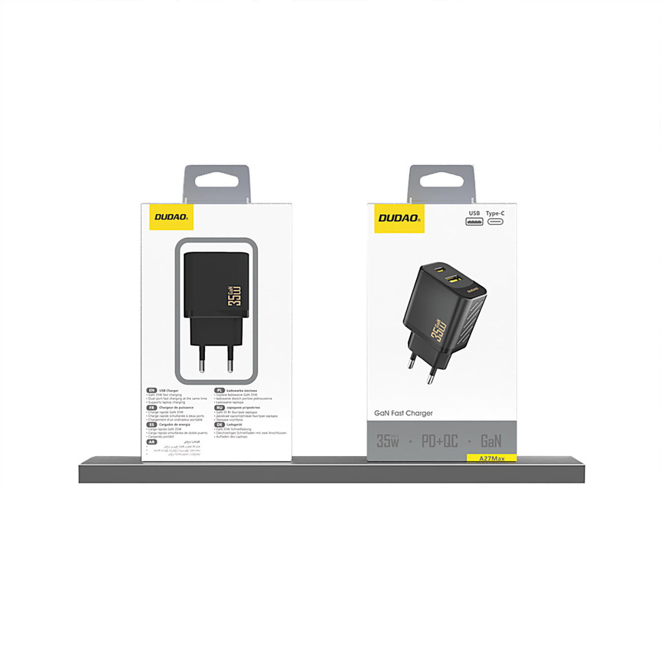 Power Supply Enclosures – A27 MaxC USB-C USB-A GaN 35W - Carlat