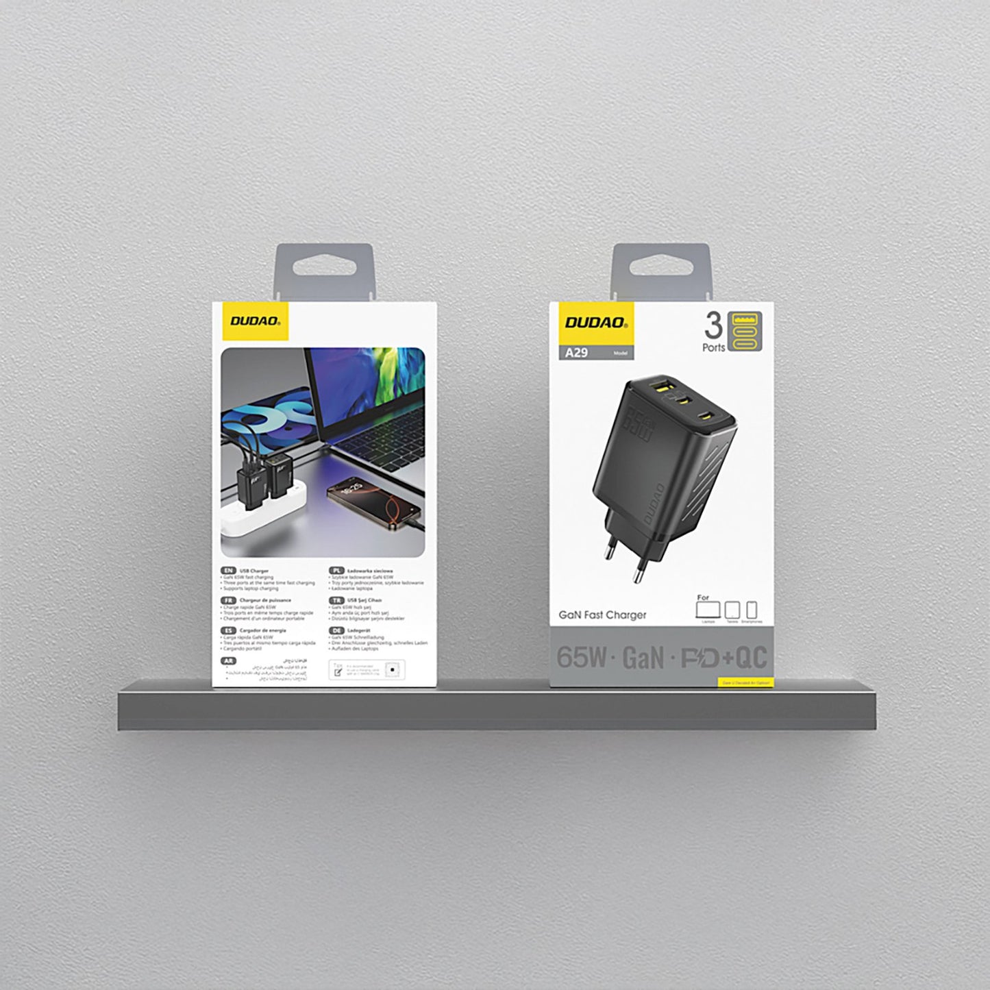 Power Supply Enclosures – A29 GaN USB-C USB-A 65W wall - Carlat