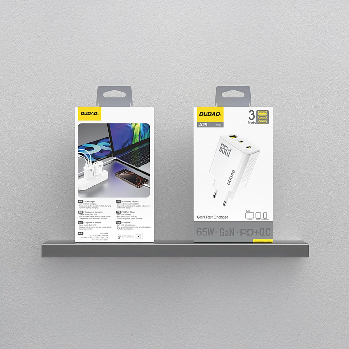 Power Supply Enclosures – A29 GaN USB-C USB-A 65W wall - Carlat
