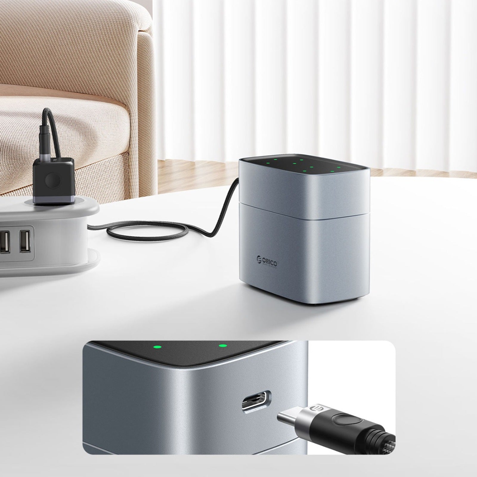 Power Supply Enclosures – AA lithium battery charger with storage - Carlat