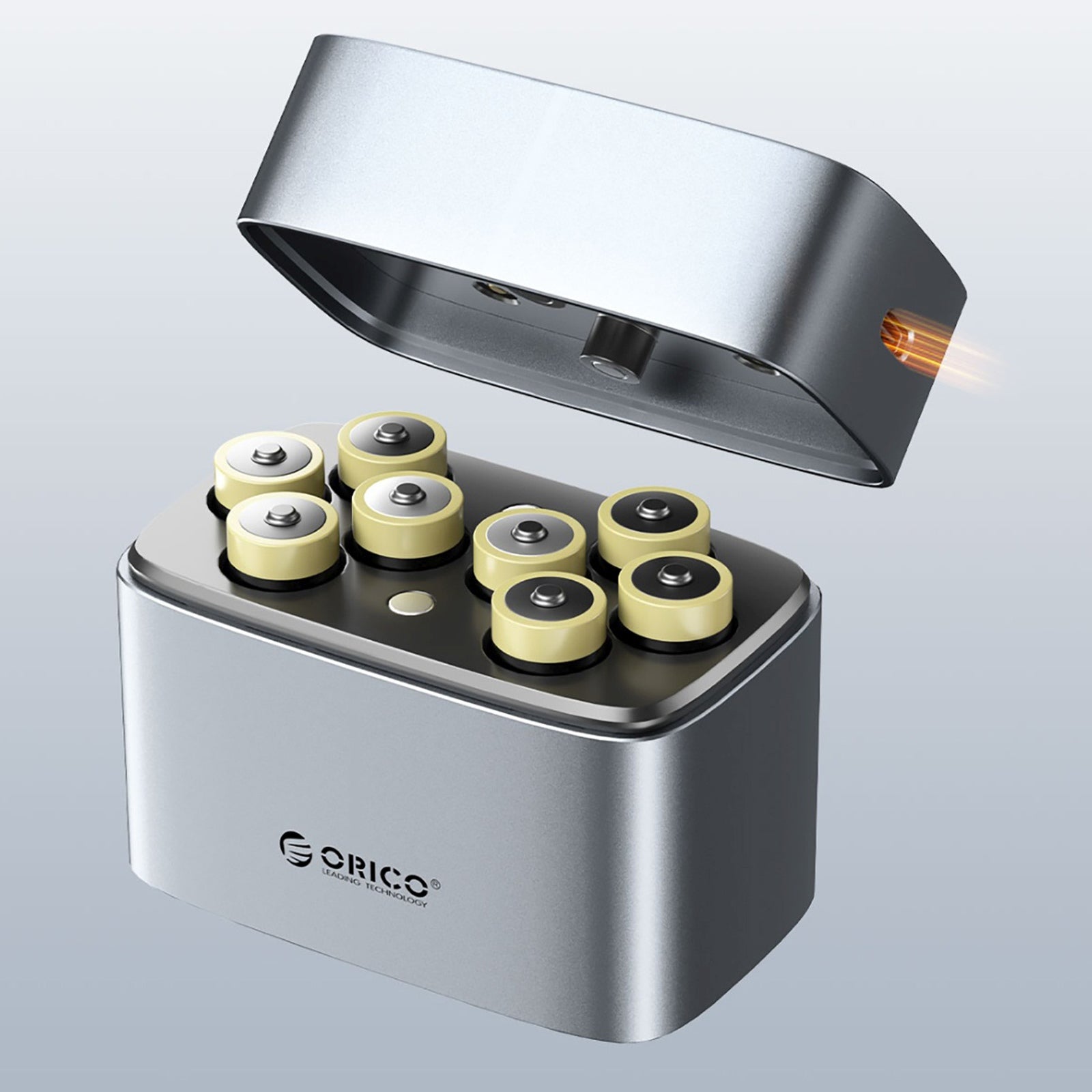 Power Supply Enclosures – AA lithium battery charger with storage - Carlat