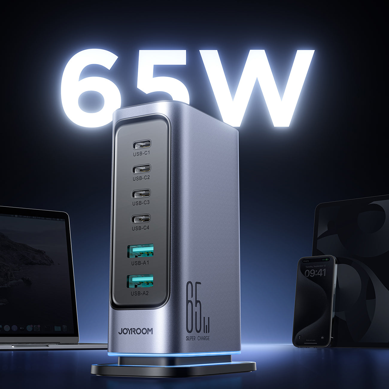 Power Supply Enclosures – Charging station GaN multiport charger 65W - Carlat