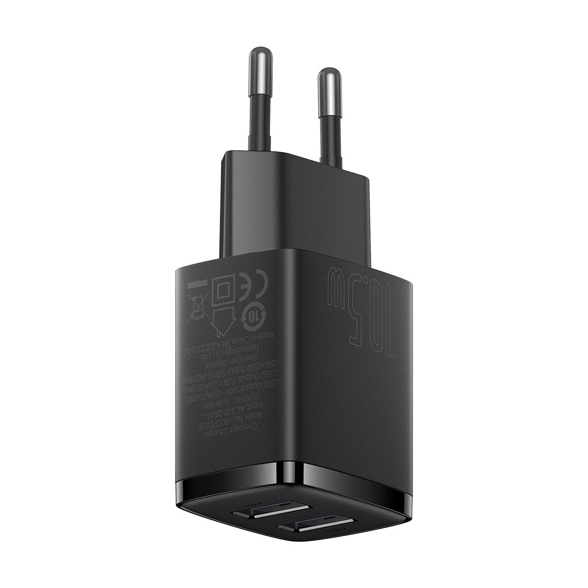 Power Supply Enclosures – Compact 2x USB 10.5W wall charger, - Carlat