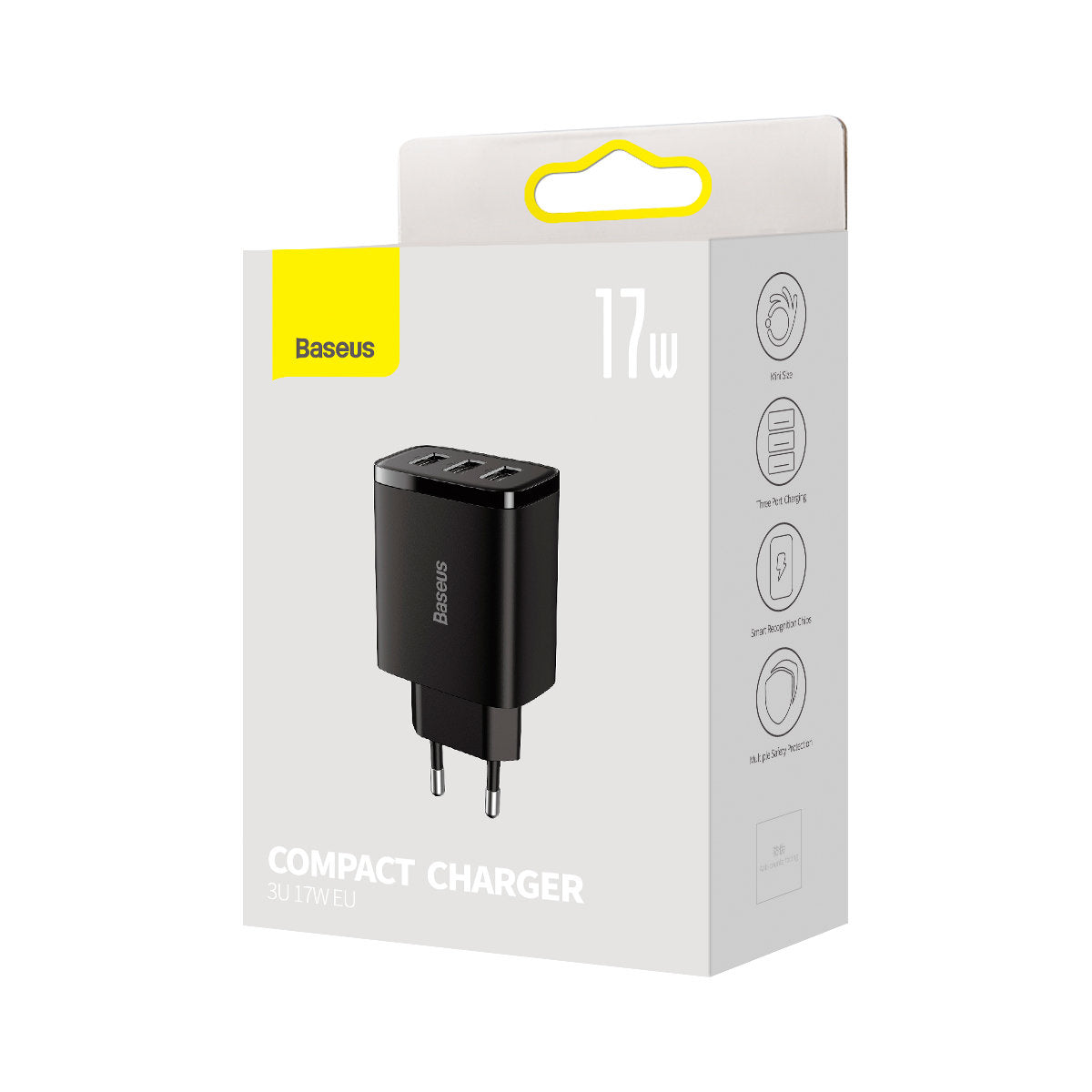 Power Supply Enclosures – Compact 3x USB 17W wall charger, - Carlat