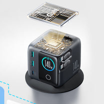 Power Supply Enclosures – Desktop charger 5 ports 2 retractable - Carlat