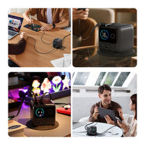 Power Supply Enclosures – Desktop charger 5 ports 2 retractable - Carlat