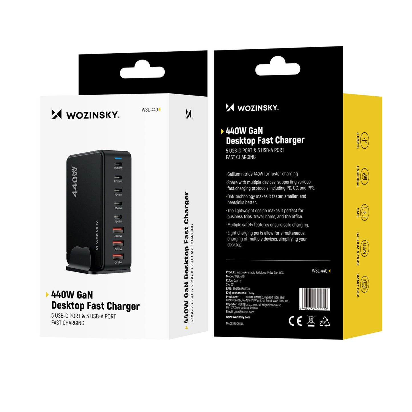 Power Supply Enclosures – Desktop charging station 4x USB-A 4x - Carlat