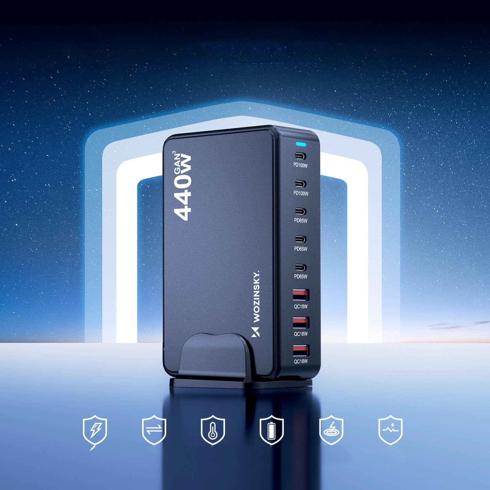 Power Supply Enclosures – Desktop charging station 4x USB-A 4x - Carlat