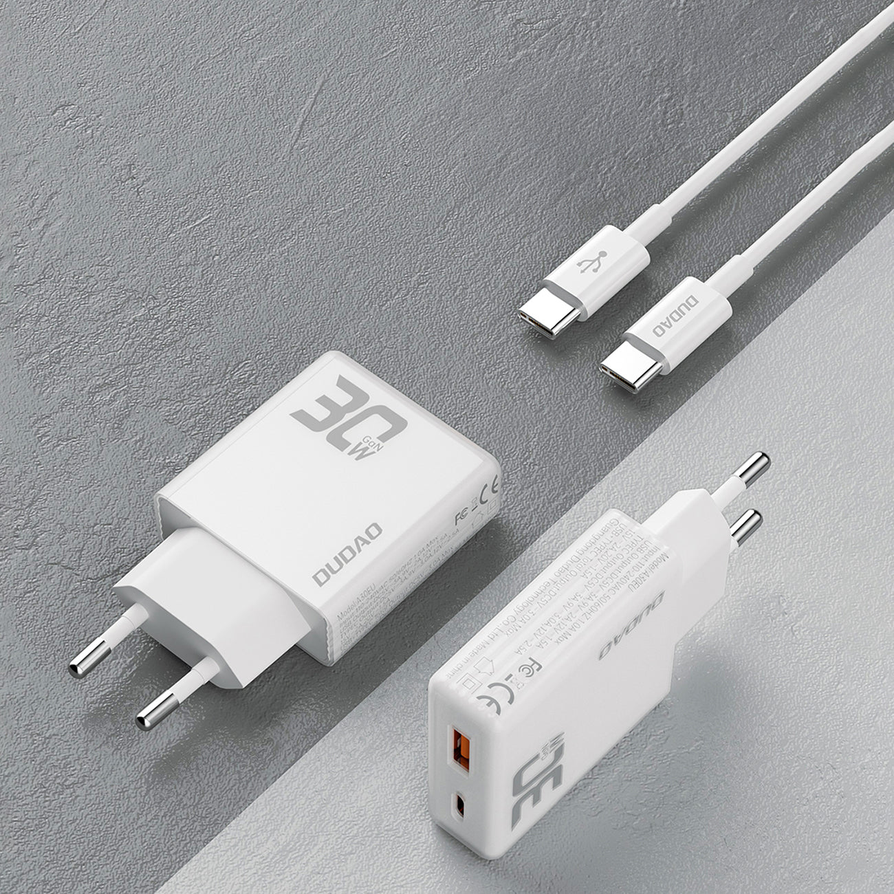 Power Supply Enclosures – GaN 30W USB-A - USB-C wall - Carlat