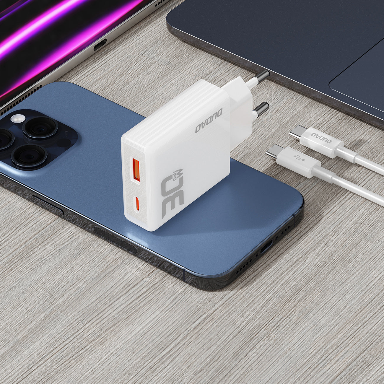 Power Supply Enclosures – GaN 30W USB-A - USB-C wall - Carlat